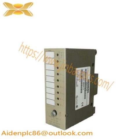 SIEMENS SIMATIC S5 470 Analog Output Module 8MA12, for Industrial Control Systems
