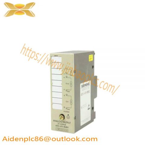 SIEMENS S5.470 8MB11 Analog Output Module for Industrial Automation