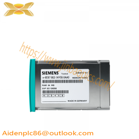 Siemens 6ES7952-1AH00-0AA0 RAM Memory Card for Industrial Control Systems