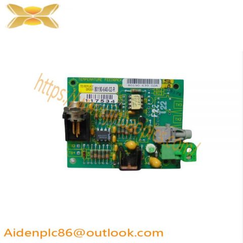 ABB 80190-640-02-R Temperature Feedback Board for Industrial Control Systems