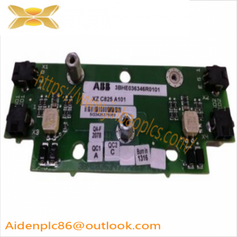 ABB 3BHE036346R0101 XZ C825 A101 Card