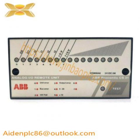ABB ICSM06A6 - Analog I/O Remote Unit