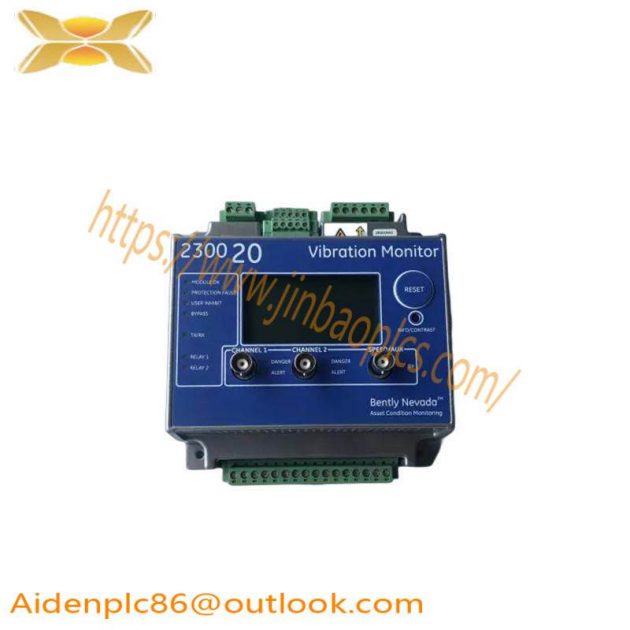 Bently Nevada 2300/20-00 Vibration Monitor - Precision Engineering for Industrial Control