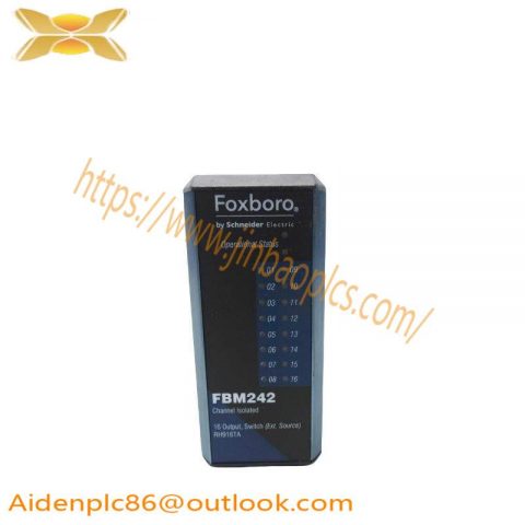 FOXBORO FBM242 RH916TA: Channel Isolated 16-Output Switch for Advanced Industrial Control