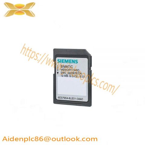 SIEMENS 6ES7954-8LC03-0AA0 - SIMATIC S7 Memory Card for Efficient Data Storage Solutions