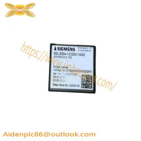 Siemens 6SL3 054-1CG00-1AA0 Compact Flash Card