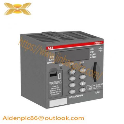 ABB PM591-ETH Ethernet Module for Industrial Automation, PLC & Control Systems