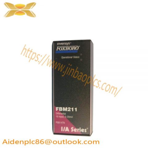 Foxboro FBM211 P0914TN Differential Input Module, Precision Control for Industrial Automation