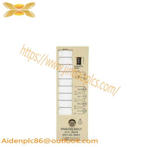 SIEMENS - 6ES5464-8ME11 Analog Input Module, for Industrial Automation Systems