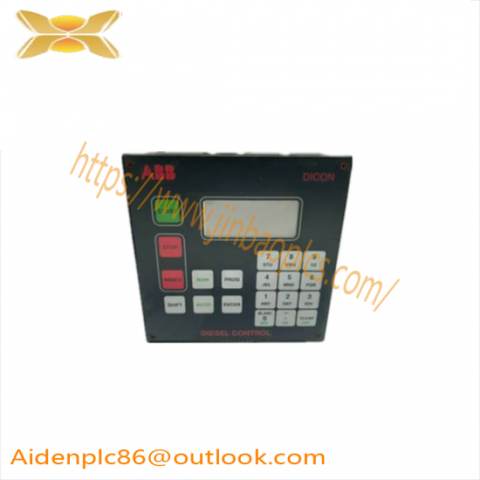 ABB CMA112 Diesel Control Display Panel, High-Tech Monitoring Solution