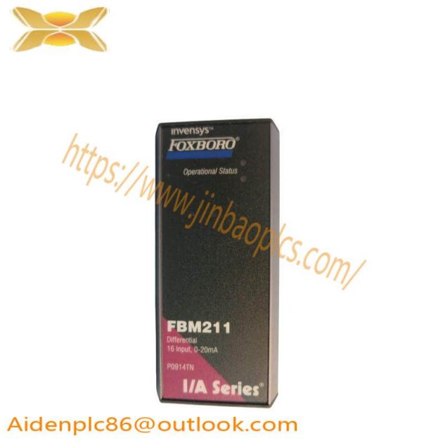 Foxboro FBM201 Analog Input Module with FCM201 and Communication Cable