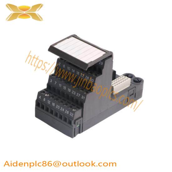 terminal_block_kj4001x1-cj1_emerson.jpg Emerson IC830M41H-GS92CA00MJ PSR Servomotor - Alternative Standard Mount, Closed Key, Single Connector, Brake, SFD3, Single-Turn Absolute Encoder