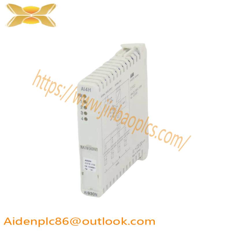 abb_ai930n_3kde175513l9300_analog_input_module.jpg ABB AI930Controller Module - Advanced Industrial Automation Component