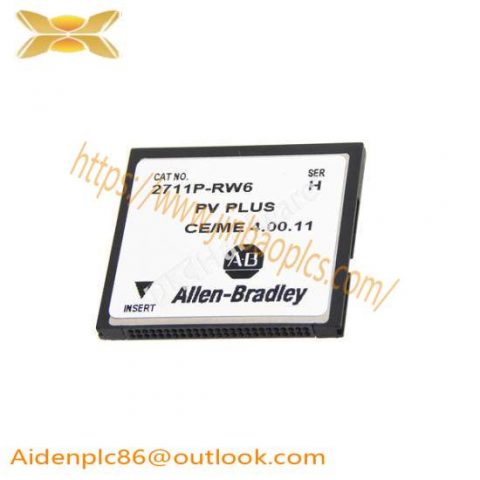 Allen-Bradley 2711P-RW6 PanelView Plus CE Accessory: Enhancing Industrial Control Efficiency